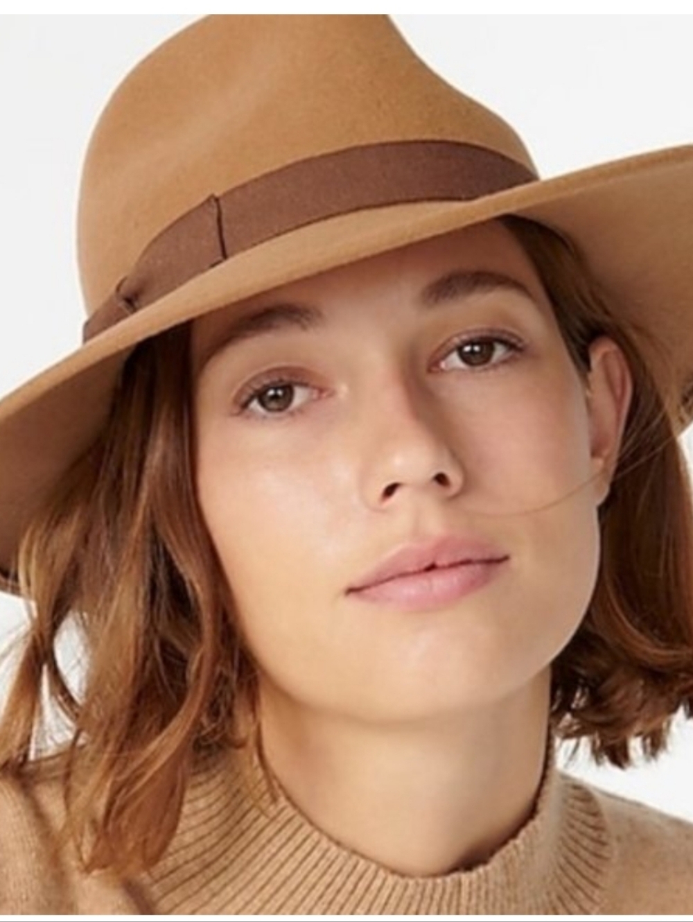 🆕️ J. Crew Western Wool Hat with Grosgrain Trim
